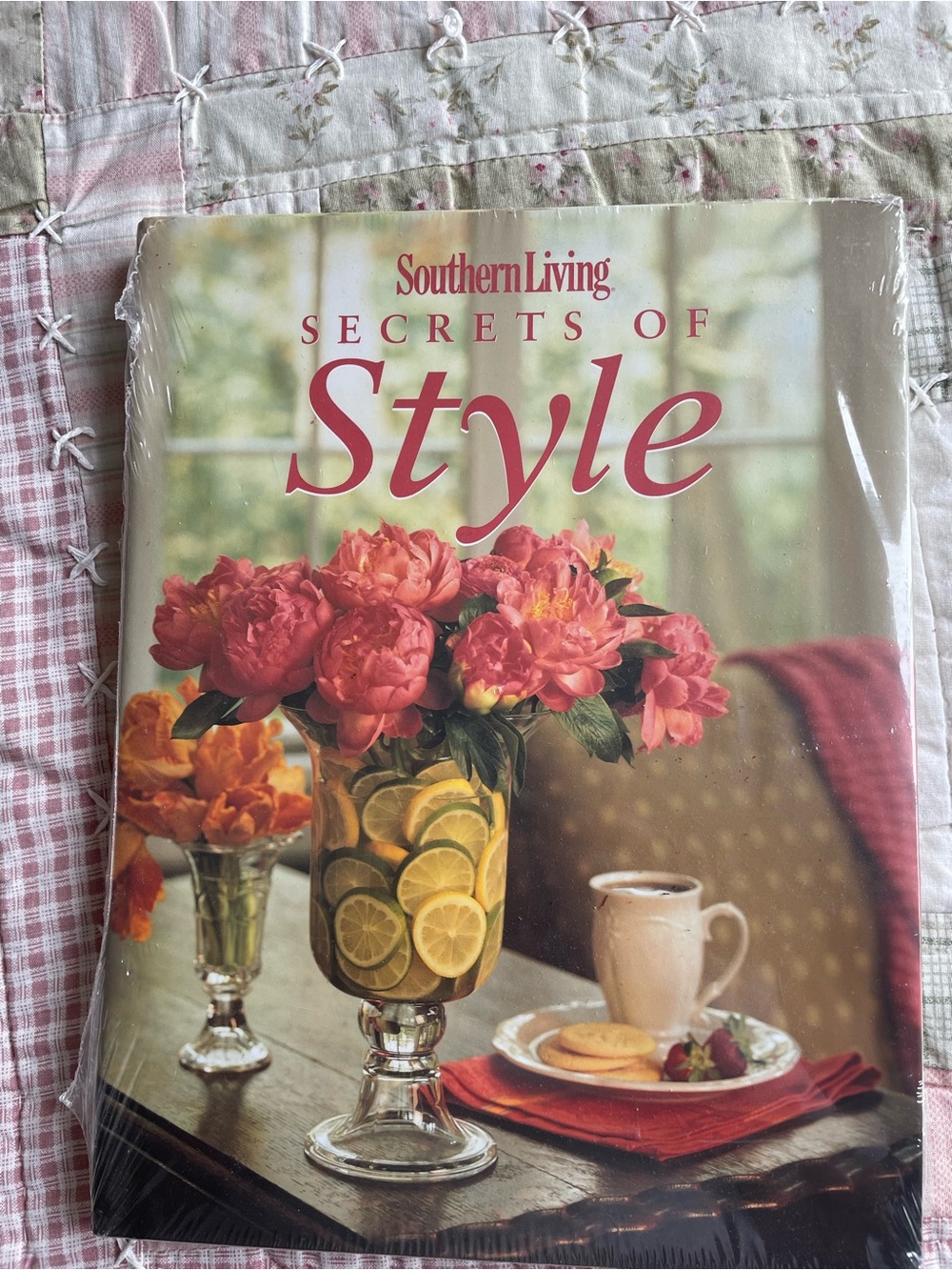 Southern Living Secrets of Style — Coral Floral Cover - Still in shrink wrap.